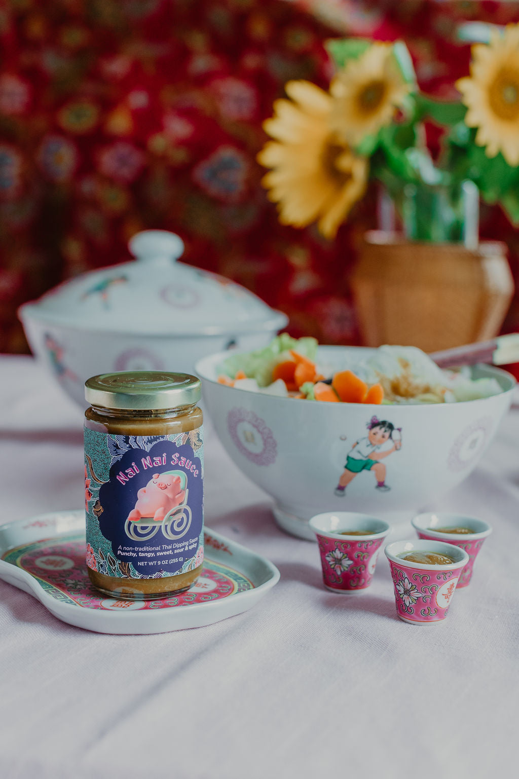 The OG Nai Nai Sauce with Fresh Texas Serranos