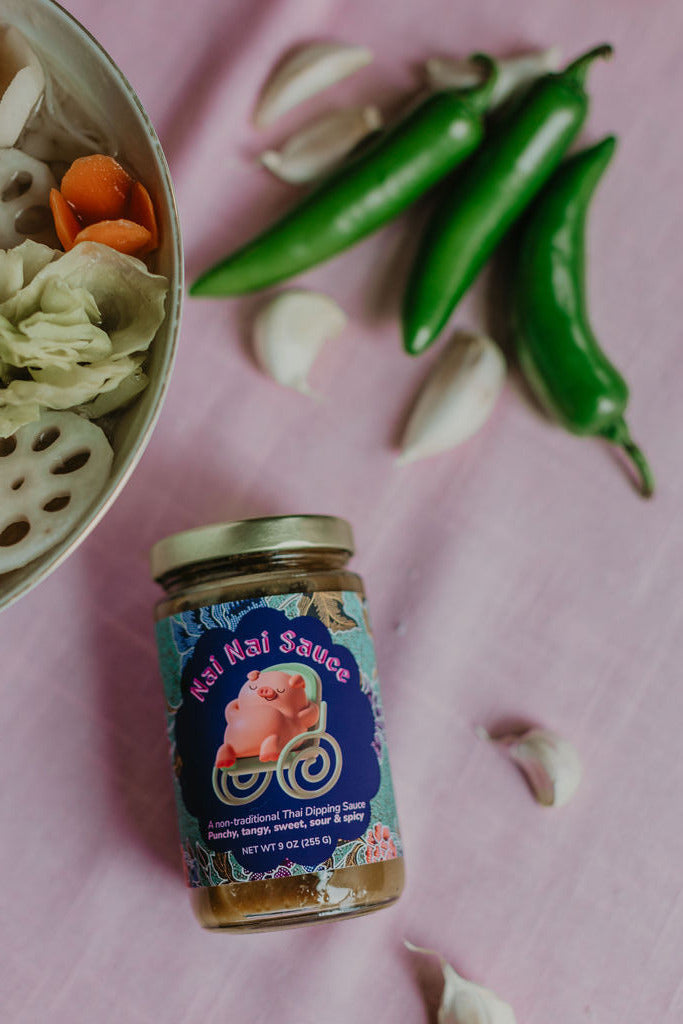 Mom’s Nai Nai Sauce with Fresh Texas Serranos